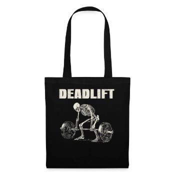 Squelette Soulevé de terre Gym Entraînement Soulevé de terre Cadeau - Sac en tissu - noir - Devant