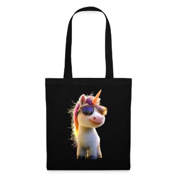 Licorne Cavalier Poney Ferme Chevaux Équitation Licornes - Sac en tissu - noir - Devant