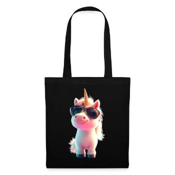 Licorne Cavalier Poney Ferme Chevaux Équitation Licornes - Sac en tissu - noir - Devant