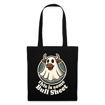 C’est un vrai non-sens avec un visage de vache - Sac en tissu - noir - Devant
