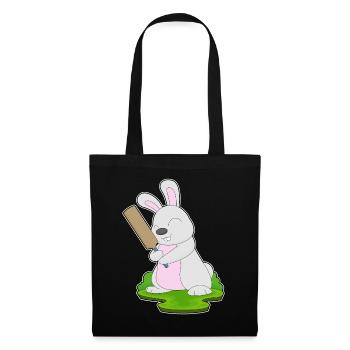 Bunny Cricket Cricket Bats - Tote Bag - black - Front