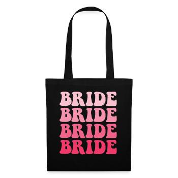 Hen bachelorette party bride - Tote Bag - black - Front