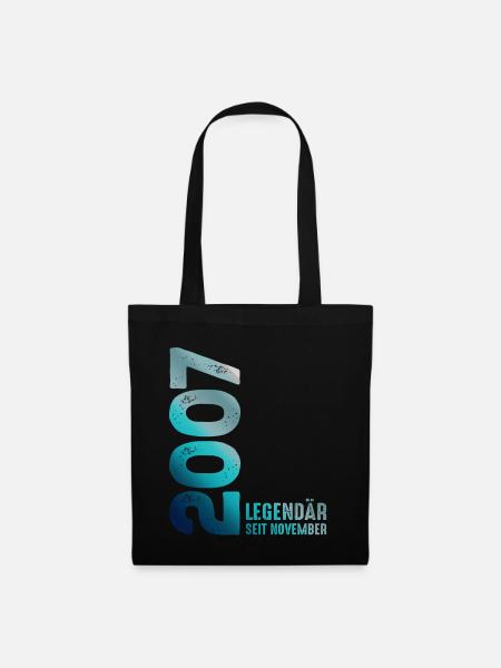 Limited Edition November 2007 Legendär Seit - Stoffbeutel - Schwarz