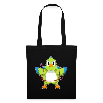 Gymnastique d’entraînement du cerceau de fitness Parrot - Sac en tissu - noir - Devant