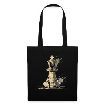Chess Pieces Graphics - Tote Bag - black - Front