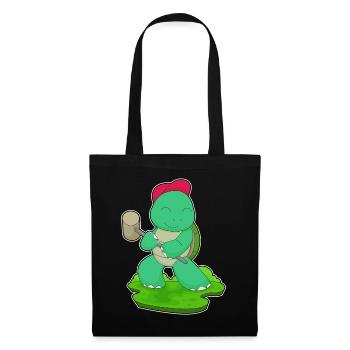 Turtle Artisan Hammer Craft - Tote Bag - black - Front