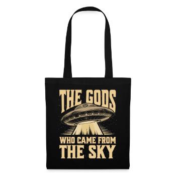 "The Gods Who Came From The Sky" - Alien Visitors - Stoffbeutel - Schwarz - Vorne