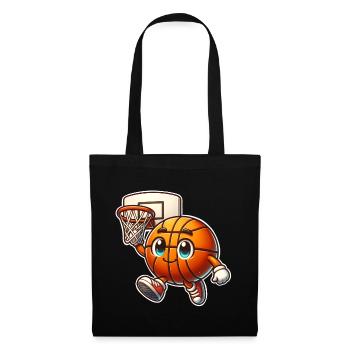 Basket-ball Joueurs de basket-ball - Sac en tissu - noir - Devant