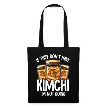 Kimchi-Fan – Würzige koreanische Küche für Foodies - Stoffbeutel - Schwarz - Vorne