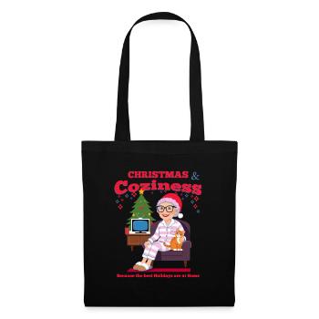 Noël chez mamie - Sac en tissu - noir - Devant