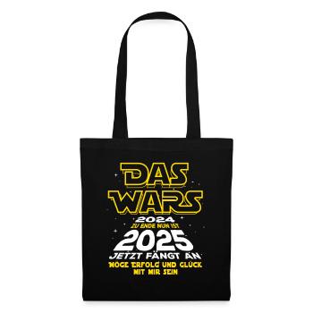 Das Wars - 2025 - Neujahr - Stoffbeutel - Schwarz - Vorne