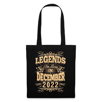 December 2022 Birthday Legend - Tote Bag - black - Front