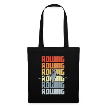 Vintage Rowing - Tote Bag - black - Front