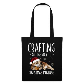 Crafts to Holiday Creativity Christmas Morning - Tote Bag - black - Front