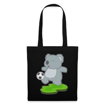 Koala Soccer Player Soccer - Tote Bag - black - Front