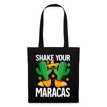 Funny Cinco De Mayo Mexican Fiesta Shaker - Tote Bag - black - Front