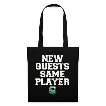 New Quests: Same Player, Gaming Adventure - Tote Bag - black - Front