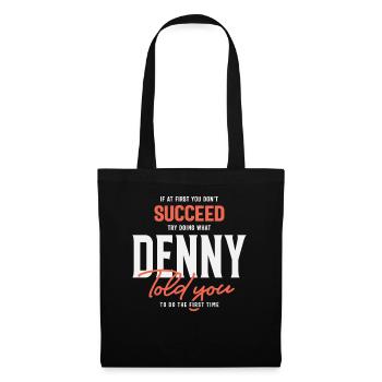Denny Name Personalized Denny - Tote Bag - black - Front