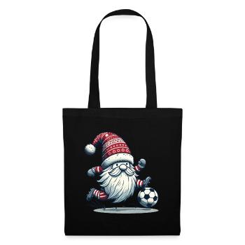 Christmas Football Gnome for Fans - Tote Bag - black - Front