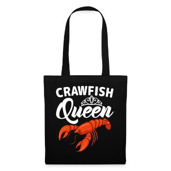 Reine de la langouste cuisinant des écrevisses fruits de mer - Sac en tissu - noir - Devant