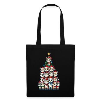 Christmas Cats Christmas Tree Fun - Tote Bag - black - Front