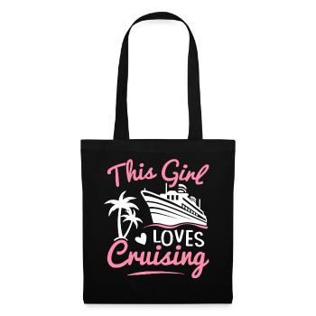 This Girl Loves Cruises Cruise Urlau - Tote Bag - black - Front