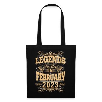 February 2023 Birthday Legend - Tote Bag - black - Front