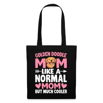 Golden Doodle Mom Like A Normal Mom But Much Coole - Stoffbeutel - Schwarz - Vorne