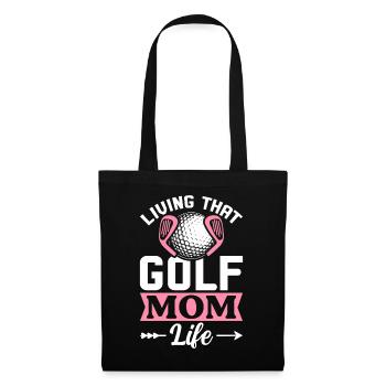 The life of a golf mom Golfer Playing golf - Tote Bag - black - Front