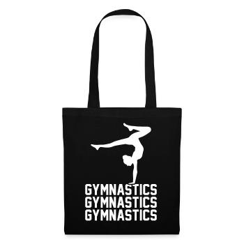 Gymnastique Gymnaste Gymnaste Fille Gymnaste Danse - Sac en tissu - noir - Devant