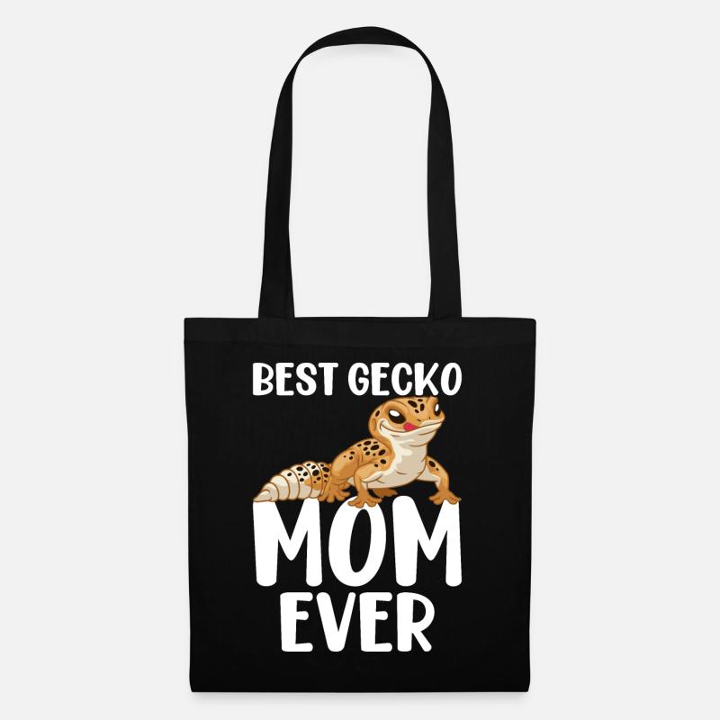Beste Gecko-Mutter aller Zeiten Leopard-Eidechse - Stoffbeutel - Schwarz