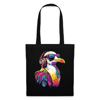 Seagull, Beach, Sea, North Sea, Baltic Sea, Herring Gull, Seagulls - Tote Bag - black - Front