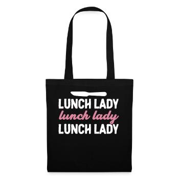 Lunch Woman Cafeteria Employee - Tote Bag - black - Front