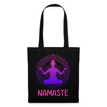 Namaste Yoga Meditation Combinaison de méditation - Sac en tissu - noir - Devant