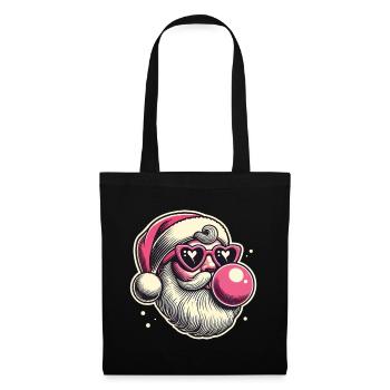 Coole Sigma Santa Weihnachtsfreude - Stoffbeutel - Schwarz - Vorne
