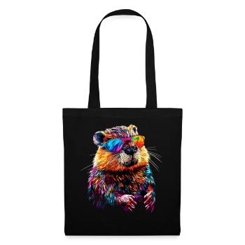 Beaver Motif Beaver Whisperer Rodents Cute Beaver - Tote Bag - black - Front