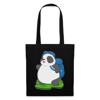 Randonnée à dos pour randonneurs panda - Sac en tissu - noir - Devant
