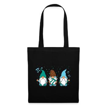 Pi tag gnome with funny symbols - Tote Bag - black - Front