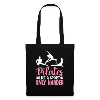 Pilates Sport Professeur de Pilates Plus Exercice de Yoga - Sac en tissu - noir - Devant