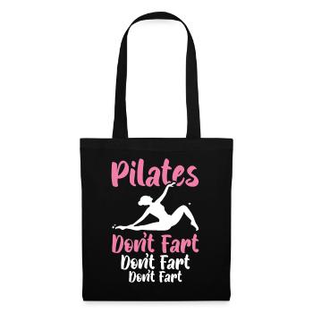 Pilates Don't Fart Pilates Teacher Yoga Exercise - Tote Bag - black - Front