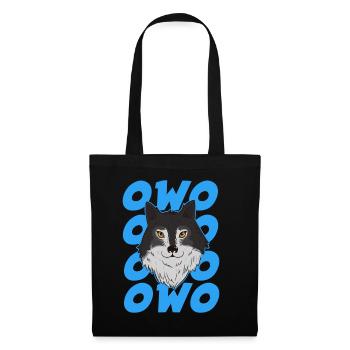 Furry Fandom Pumpkins Fursona Owo - Tote Bag - black - Front