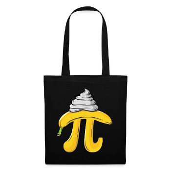 Drôle de Banana Pi Tag Design avec de la crème - Sac en tissu - noir - Devant