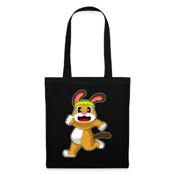 Dog Jogger Jogging Sport - Tote Bag - black - Front