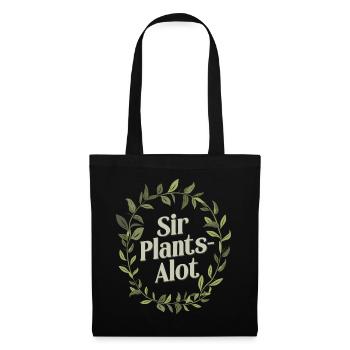 Gardening Men, Green Plant Dads - Sir Plants-Alot - Tote Bag - black - Front