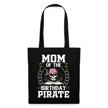 Mom Birthday Pirate Pirate Mom Pirate - Tote Bag - black - Front