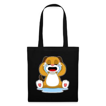 Larmes de chien - Sac en tissu - noir - Devant