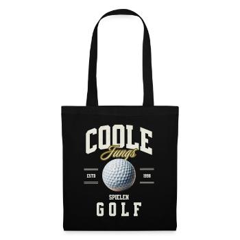 Golf - Stoffbeutel - Schwarz - Vorne