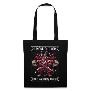 Conception de la formation de motivation de Noël Krampus - Sac en tissu - noir - Devant