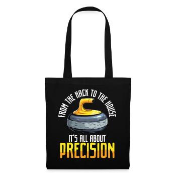 Curling, Curling, Curling, Curling, Curling - Sac en tissu - noir - Devant