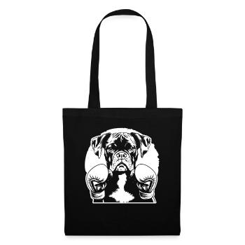 Boxer - Stoffbeutel - Schwarz - Vorne